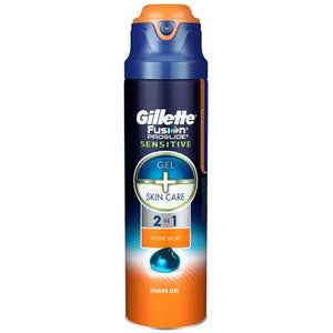 Gillette Fusion5 ProGlide Sensitive 2-in-1 Active Sport Shaving Gel 170ml