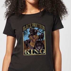 Marvel Noir Panther Homage T-shirt Femme - Noir