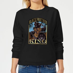 Marvel Black Panther Homage Women's Sweatshirt - Black