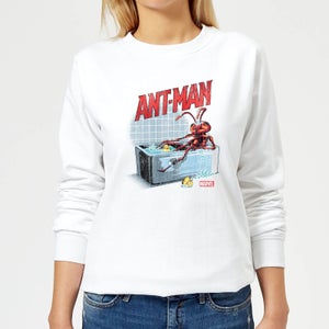 Marvel Bathing Ant Women's Sweatshirt - White