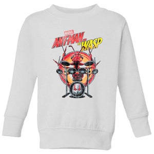 Marvel Drummer Ant Kids' Sweatshirt - White