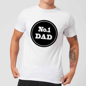 No.1 Dad Men's T-Shirt - White