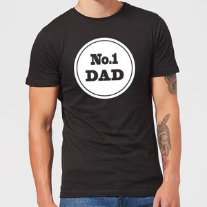 No. 1 Dad Men's T-Shirt - Black