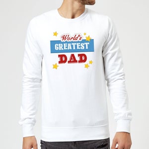 World's Greatest Dad Sweatshirt - White