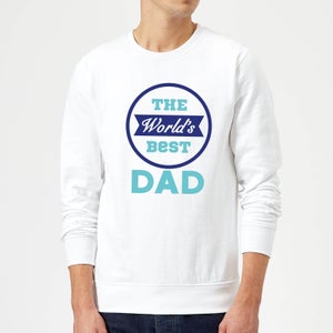 The World's Best Dad Sweatshirt - White