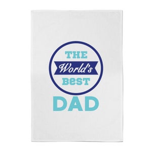 The World's Best Dad Cotton Tea Towel