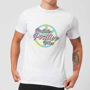 Radiate Positive Vibes Men's T-Shirt - White