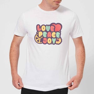 Love Peace Joy Men's T-Shirt - White