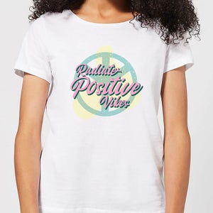 Radiate Positive Vibes Women's T-Shirt - White