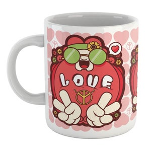 Hippie Love Cartoon Mug