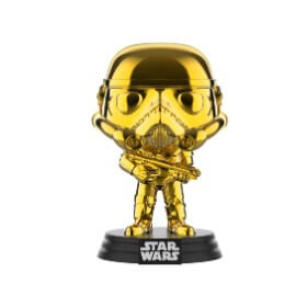 Star Wars - Stormtrooper Gold Chrom EXC Pop! Vinyl Figur