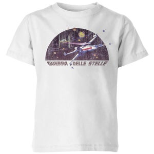 T-Shirt Star Wars X-Wing Italian - Enfant - Blanc