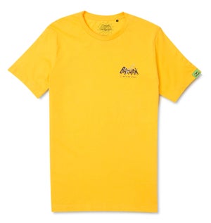 Batman Surf Logo Gotham Point T-Shirt - Gelb