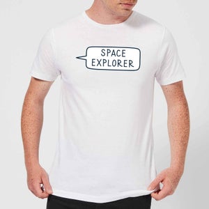Space Explorer Men's T-Shirt - White