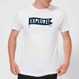 Explore! Men's T-Shirt - White