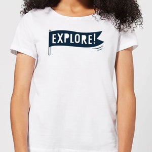 Explore! Women's T-Shirt - White