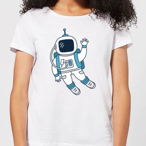 Astronaut Waving Women's T-Shirt - White