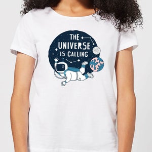 The Universe Is Calling Women's T-Shirt - White