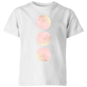 Three Moons Kids' T-Shirt - White