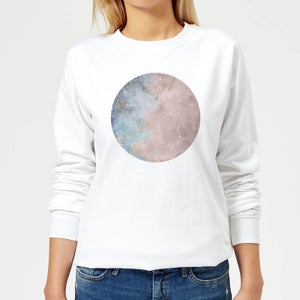 Colourful Moon Women's Sweatshirt - White