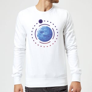 Planet Earth Sweatshirt - White