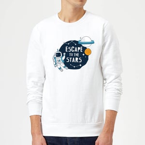 Escape To The Stars Sweatshirt - White