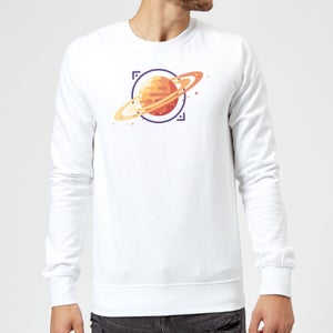 Saturn Sweatshirt - White