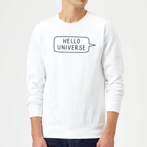 Hello Universe Sweatshirt - White