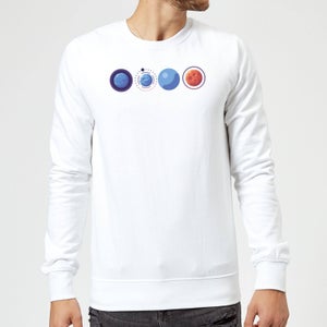 Planets Sweatshirt - White