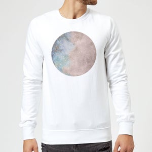 Colourful Moon Sweatshirt - White