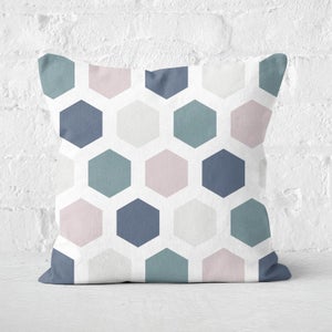 Hexagons Square Cushion
