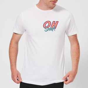 Oh Snap! Pocket Print Men's T-Shirt - White