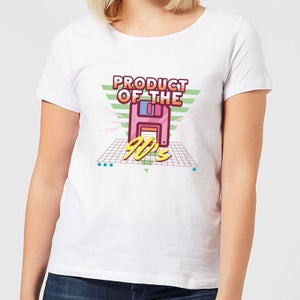 Product Of The 90's Floppy Disc Women's T-Shirt - White