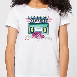 Product Of The 90's VHS Tape Women's T-Shirt - White