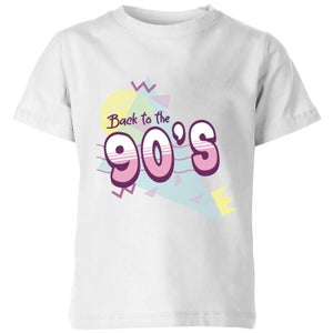 Back To The 90's Kids' T-Shirt - White