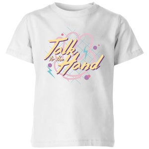 Talk To The Hand Kids' T-Shirt - White