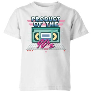 Product Of The 90's VHS Tape Kids' T-Shirt - White