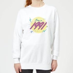 Born In 1991 Women's Sweatshirt - White