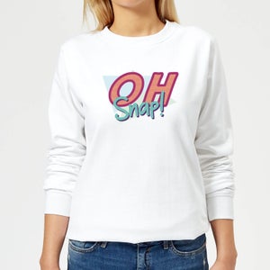 Oh Snap! Women's Sweatshirt - White
