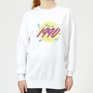 Born In 1990 Women's Sweatshirt - White