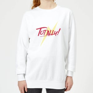 Lightning Bolt Totally! Women's Sweatshirt - White