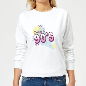 Back To The 90's Women's Sweatshirt - White