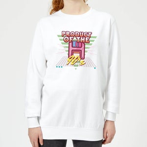 Product Of The 90's Floppy Disc Women's Sweatshirt - White