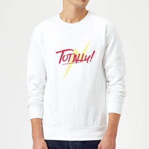 Lightning Bolt Totally! Sweatshirt - White