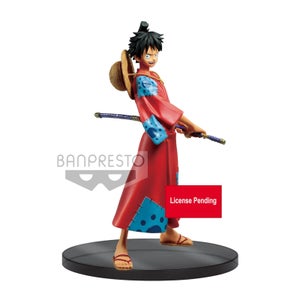 Banpresto One Piece Monkey D. Luffy The Grandline Men Wanokuni DXF Statue