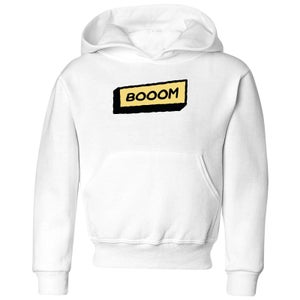 Booom Kids' Hoodie - White