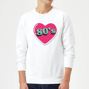80s Love Sweatshirt - White