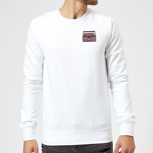 Small Boombox Sweatshirt - White