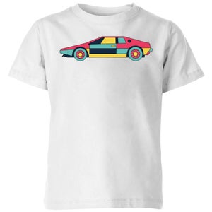 Classic Sports Car Kids' T-Shirt - White