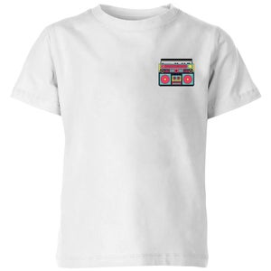 Small Boombox Kids' T-Shirt - White